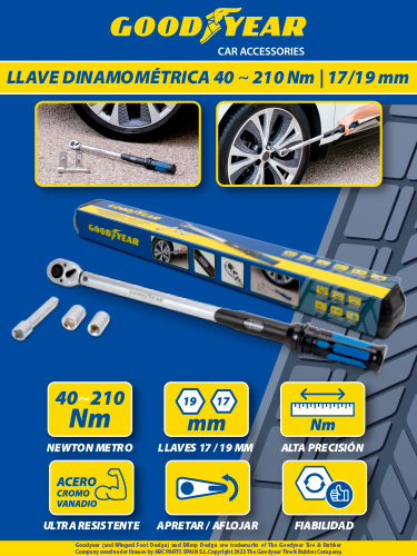 LLAVE DINAMOMÉTRICA GOODYEAR